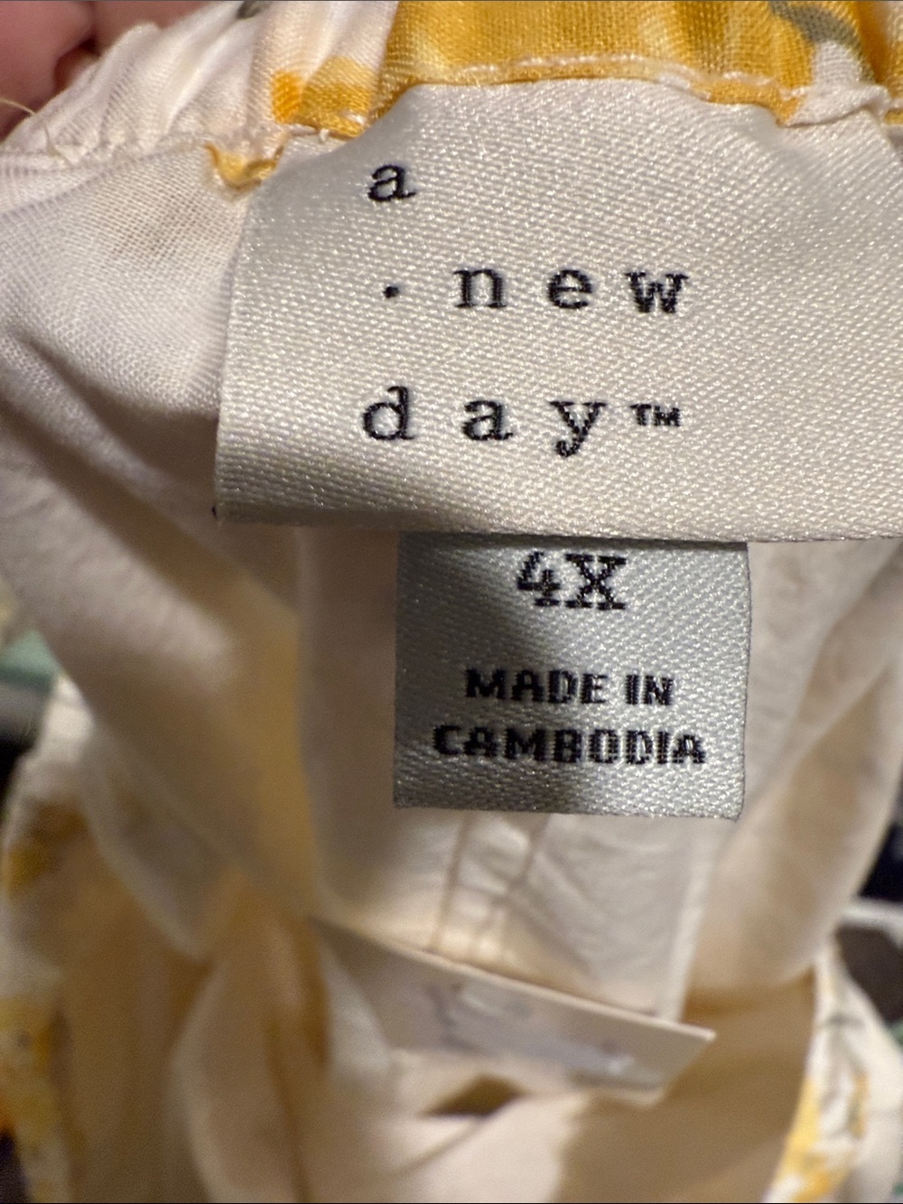 a new day Yellow Floral A-Line Maxi Skirt - Picture 6 of 9